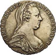 Austria, Maria Theresia, archduchess of Austria 1740-1780, thaler, silver (27.98 g), Günzburg, after 1780