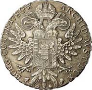Austria, Maria Theresia, archduchess of Austria 1740-1780, thaler, silver (27.98 g), Günzburg, after 1780