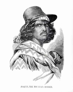Portrait of Joaquin Murrieta from 1853.