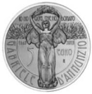 Italy / 5 euros / silver .925 / 18g / 32mm.