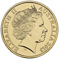 Australia / 1 AUD / AlBr / 9g / 25mm / Design: A. Stokic / Mintage: Unlimited.