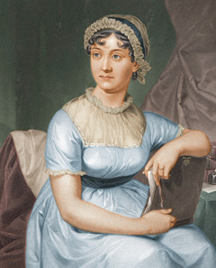 English author Jane Austen (1775-1817).