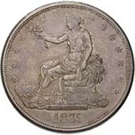 USA, 1 trade dollar, silver (27.2 g), San Francisco, 1875