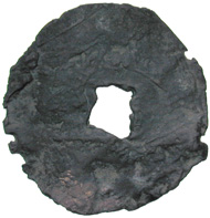 China. Qin Dynastie. Emperor Qin Shi Huangdi (221-210 B. C.), Banliang (= weighing half liang) or - as we today would refer it to - cash. © MoneyMuseum, Zurich.
