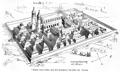 J. R. Rahn. Reconstruction of the plan from 1876. Source: Wikipedia.
