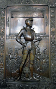 Tomb of Gottfried von Zimmern who had died in 1554. Photograph: KW.
