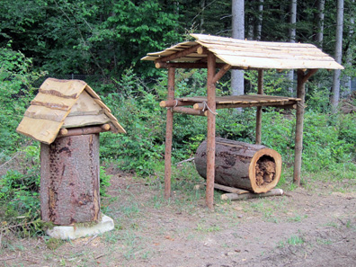 Bee house. Photograph: KW.