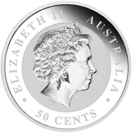 Australia / 0.50 AUD / silver .999 / 15.591g / 36.60mm / Design: Tom Vaughan and Natasha Muhl / Mintage: 5,000.