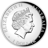 Australia / 1 AUD / silver .999 / 31.135g / 32.60mm / Design: Tom Vaughan / Mintage: 20,000.