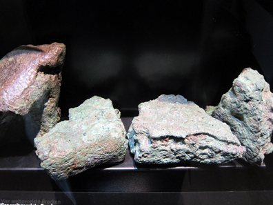 Fragments of a Cypriote copper ingot from the hoard find of Oberwilflingen. 14th / early 13th cent. B. C. Photograph: KW.