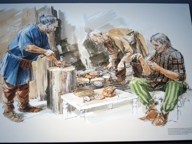 Reconstruction of a Celtic mint. Photograph: KW.