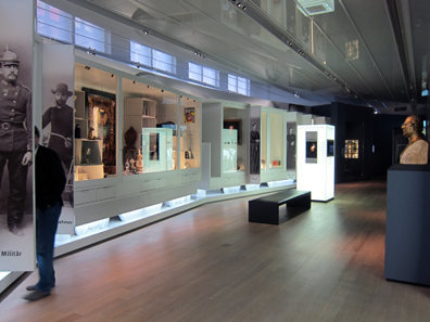 A view inside the permanent exhibtition. Photograph: KW.