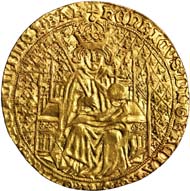 20047: GREAT BRITAIN. Henry VII, 1485-1509. Sovereign, ND (1492-93). Type I. Cross Fitchee. Estimate: $125,000-175,000. Realized: $499,375.