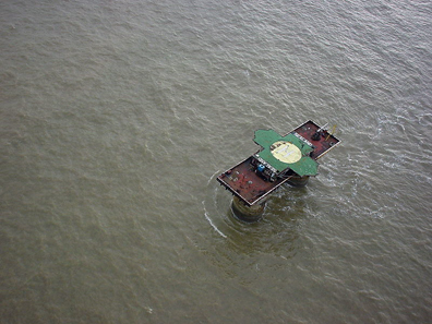 Sealand from above. Photo: Ryan Lackey / http://creativecommons.org/licenses/by/2.0/deed.en