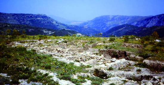 Ruin from the Minoan period.