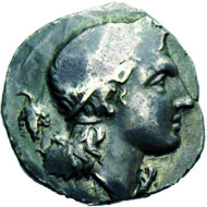 Svoronos 315.5, pl. 30.17; Le Rider IX, 10; specimen Sammler-Merkur; 26 mm; 11,30 g.