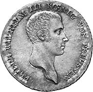 Prussia. Frederick William III, 1797-1840. Taler, Berlin, 1813. Jaeger 33. From auction sale Münzen und Medaillen AG 91 (2001), 117.
