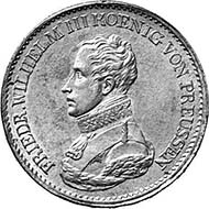 Prussia. Frederick William III, 1797-1840. Taler, Berlin, 1813. Jaeger 37. From auction sale Münzen und Medaillen AG 91 (2001), 118.