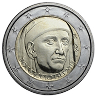 Italy / 2 EUR / copper, nickel and brass / 8.50 g / 25.75 mm / Design: Claudia Momoni / Mintage: 12.000.