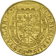This extremely rare ten ducat piece of Wallenstein will be auctioned off in the next Künker autumn sale between the 7th and the 11th October 2013. The pre-sale estimate is 150,000 Euro.