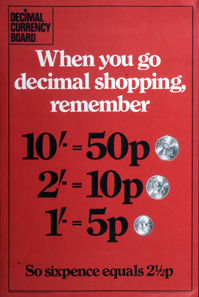 With leaflets and posters the Government tried to help people understand how to deal with the new currency. And it became a success.