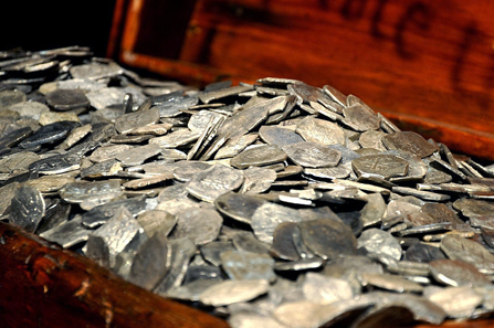 The Whydah is full of coins. Photo: Theodore Scott / http://creativecommons.org/licenses/by/2.0/deed.en