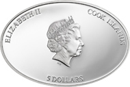 Cook Islands / 5 Dollar / silver .925 / 25 g / 30x45 mm / Mintage: 1,865.