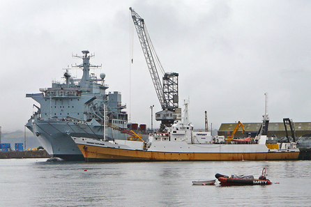 The Odyssey Explorer is Odyssey Marine Exploration's platform to search for and recover sunken treasure. Photo: Tom Bradford / http://creativecommons.org/licenses/by/2.0/deed.en