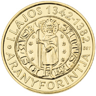 Hungary / 50,000 HUF / Au .986 / 20 mm / 3.491 g / Design: E. Tamas Soltra / Mintage: 3,000.