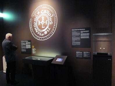 The section dedicated to the coins. Photo: UK.