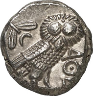 ATHENS. Tetradrachm, 337-294. Weight: 17.09 g. Dewing Coll. 1634. From auction sale Gorny & Mosch, München 165 (2008), 1260.