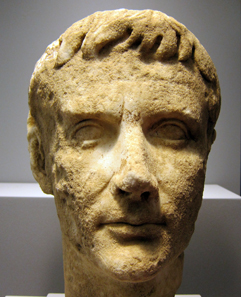 Portrait of the first Roman emperor Augustus. Photo: KW.