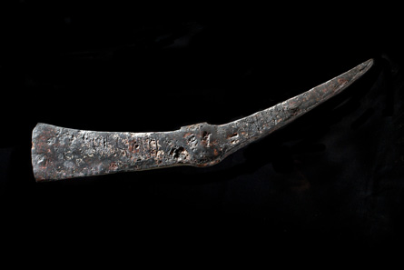 Dolabra (Roman mattock) bearing the inscription