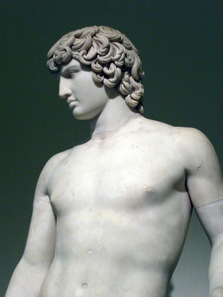 Statue of Antinoos. National Archaeological Museum of Naples. Photograph: UK.