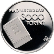 Hungary / 3,000 HUF / Ag .925 / 12.5 g / 30 mm / Designer: Géza Kertész / Mintage: 2,000 (BU), 3,000 (PP).