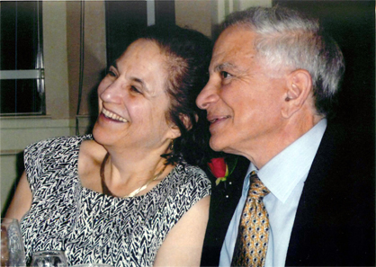 Marian Scheuer Sofaer and the Honorable Abraham D. Sofaer. Photograph: Laurie Cameron.