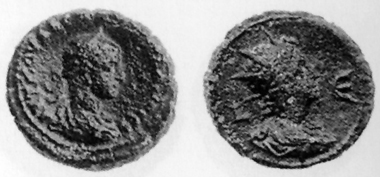 Vaballathus. Tetradrachm, 272. Rev. bust of Sol r. D. 5508. Blancon, list 31 (1999-2000), 756.