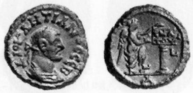 Diocletian, 284-305. Tetradrachm, 292/3. Rev. Nike, writing the emperor's year in office onto a shield. G. 3266. Heidelberger Münzhandlung 20/I (1997), 580.