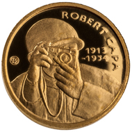 Hungary / 5,000 HUF / Au .999 / 0.5 g / 11 mm / Designer: Antal Illyés (obv) and György Szabó (rev) / Mintage: 5,000.