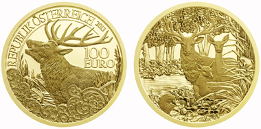 Austria / 100 EUR / .986 Gold / 16 g / 30 mm / Design: Helmut Andexlinger and Thomas Pesendorfer / Mintage: 30,000.