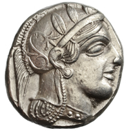 Lot 5. AR Tetradrachm Attica, Athens. Ca. 454-404 BC. SCG Cop. 31. Good EF. 1,750 euros.