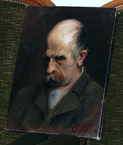 This painting might portrait Farinet, it turned up in 2007. Photo: Amis de Farinet / http://creativecommons.org/licenses/by-sa/3.0/deed.en.