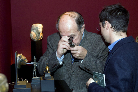 A specialist at work.