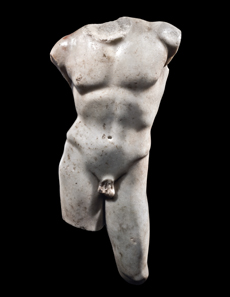 Marble torso of a youth Roman, 1st-2nd century AD H: 39 cm Conradty Family Collection, Germany, acquired in the 1920s at Safani Gallery Inc. New York.