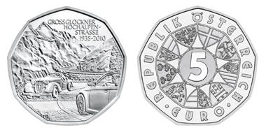 Austria. 5 Euro, Austrian Mint, Design: Thomas Pesendorfer and Helmut Andexlinger, Date of issue: June 16, 8 g, silver 800/1000, diameter 28,5 mm; mintage: 250.000 (circulation pieces), 50.000 (uncirculated).