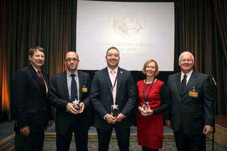Winner of the Best New Circulating Coin Innovation was Royal Canadian Mint. Finalists were The Royal Mint and Mint of Finland.