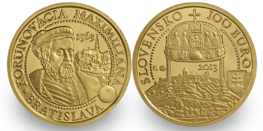 Slovakia / 100 euros / .900 gold / 9.5g / 26mm / Design: Karol Licko, Dalibor Schmidt / Mintage: 4,300.