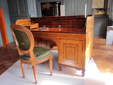 The steward's desk. / Sankturbanhof. Photo: KW.