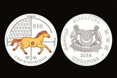 Singapore / 10 $ / 2oz 999 silver 45mm / Mintage: 20,000.