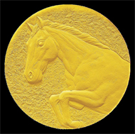 Pure Gold Medal. approx. 95g / 40mm / Mintage: 250.